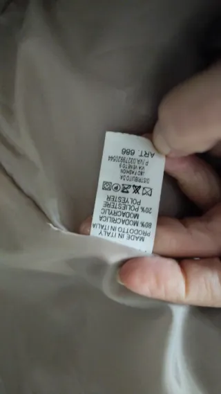 Pelliccia donna beige