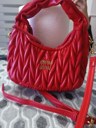 Borsa Miu Miu Rossa