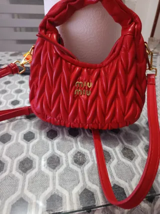 Borsa Miu Miu Rossa
