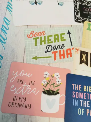 Tarjetas Scrapbooking / Project Life