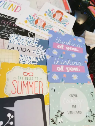 Tarjetas Scrapbooking / Project Life