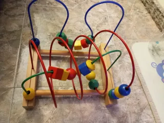 Juego de Cuentas de Madera para Niños
