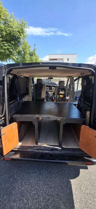 Mueble Camper con Colchón para Vivaro