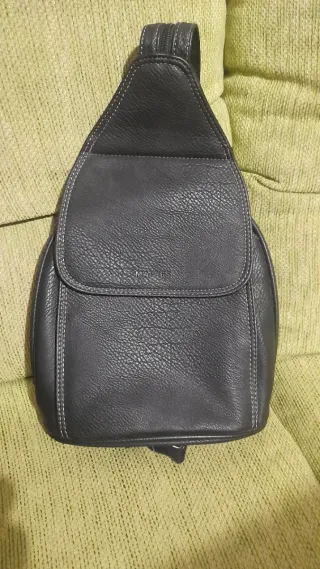 Mochila negra señora