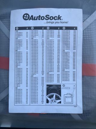 Fundas Nieve AutoSock 690 textiles