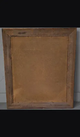 Obra de Joan Cruspiner firmada a mano y enmarcada