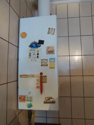 Caldera de gas Roca blanca