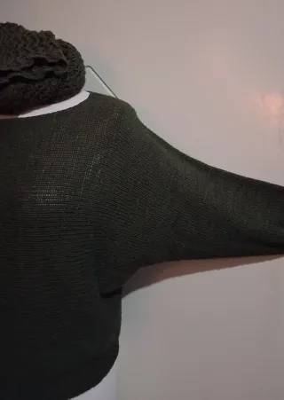 Maglione donna Zuiki verde oliva