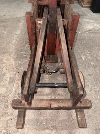 Empacadora agrícola manual antigua