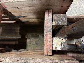 Empacadora agrícola manual antigua