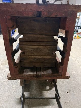 Empacadora agrícola manual antigua