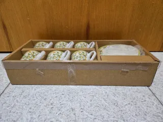 Set 6 Tazzine con piattino