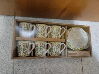 Set 6 Tazzine con piattino