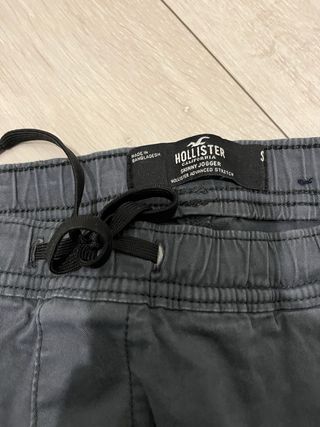 Pantalones Cargo Hollister Talla S Gris