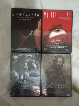 Lote 4 Películas DVD: Terror y Fantasía