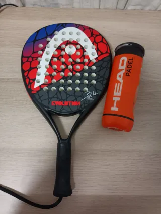 Raqueta Pádel HEAD Evolution + Pelotas