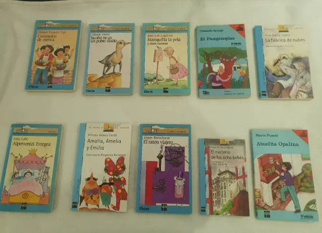 Lote de libros a partir de 7 años