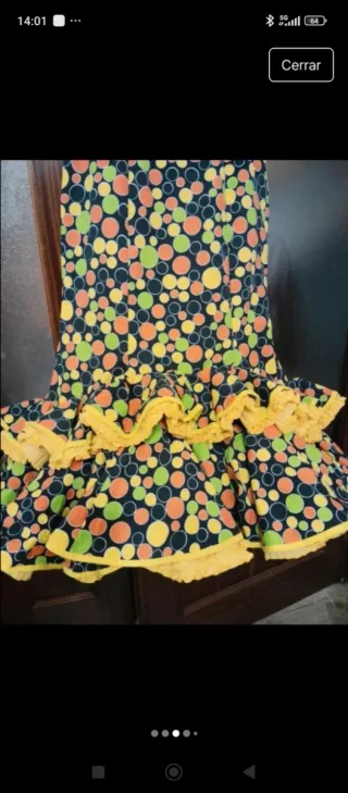 Traje Flamenca Manuela Macias