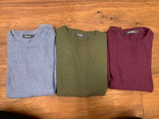 3 Pullover Girocollo Uomo