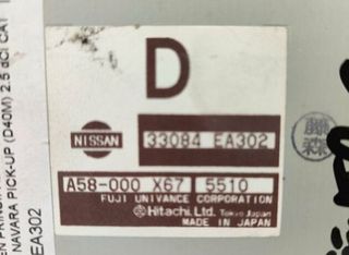 Nissan 1861418 centralita cambio 33084ea302 navara