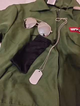 Disfraz Aviador Top Gun Talla Única