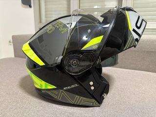 Casco Moto MT Helmets Gris/Amarillo