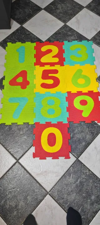 Tappetino puzzle numeri