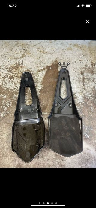 Portamatriculas moto con luz trasera