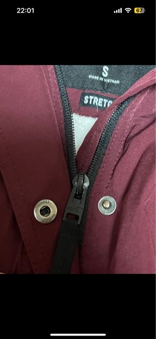 Chaqueta Hollister con pelo Talla S