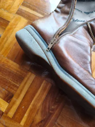 Botas altas de piel Patricia Miller marrones