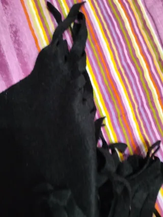 Sciarpa invernale nera