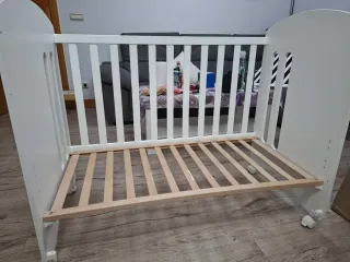 Cuna colecho de madera
