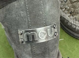 Botas Mou Beige y Doradas con Lentejuelas