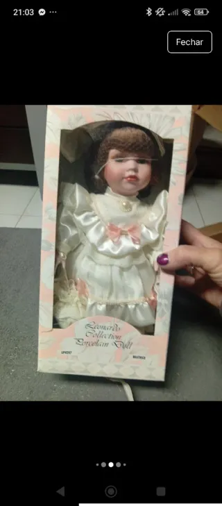 Boneca Leonardo Collection Porcelana