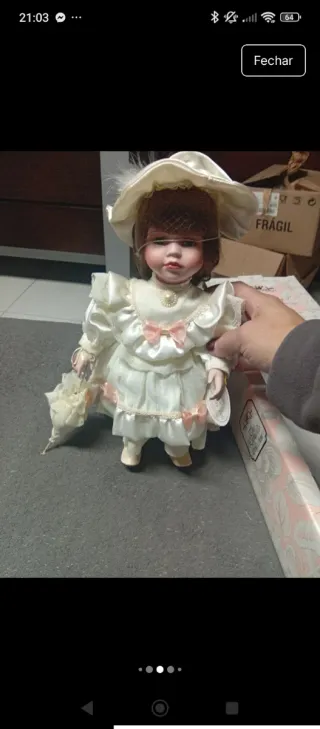 Boneca Leonardo Collection Porcelana