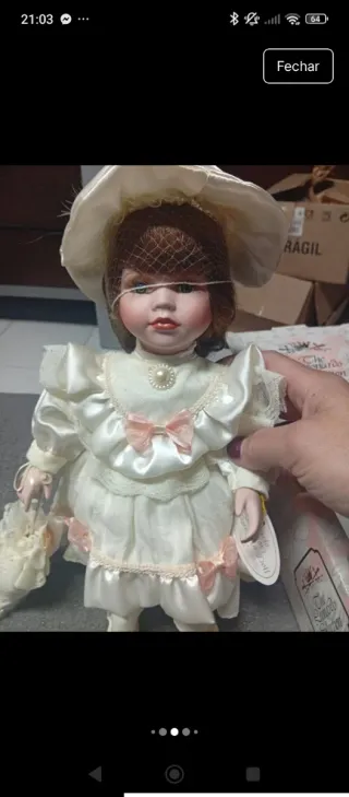 Boneca Leonardo Collection Porcelana