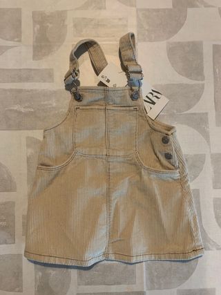 Peto pana Zara beige T. 1-1/2 a estrenar