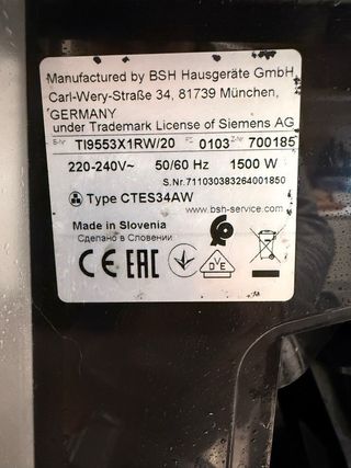 Cafetera Siemens EQ.9 Plus S500 Automática