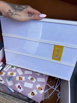 Caja de Luz LED BONNYCO Rosa