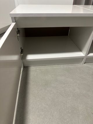 Mueble TV comedor blanco