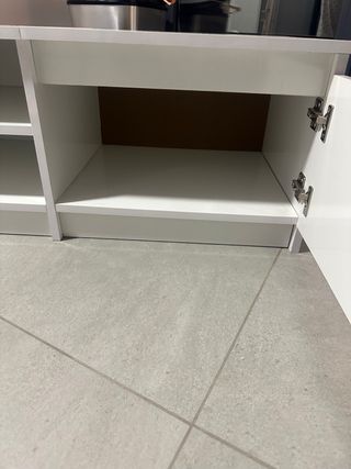 Mueble TV comedor blanco