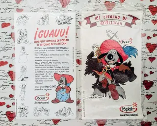 ANTIGUA PROMOCIÓN YOPLAIT AÑOS 80 DARTACAN