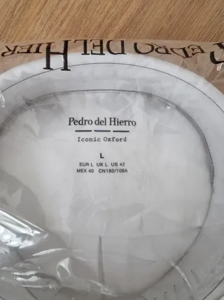 Camisa Pedro del Hierro Blanca Talla L