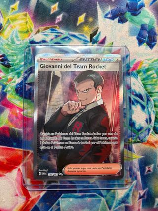 Carta Pokémon Giovanni del Team Rocket 225/182