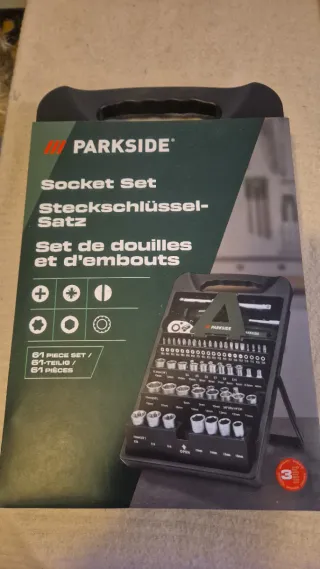 Juego de llaves de vaso y puntas Parkside