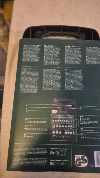 Juego de llaves de vaso y puntas Parkside