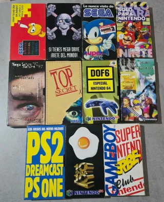 11 VHS Retro Videojuegos Nintendo Sega