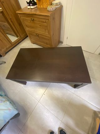 Mesa de comedor abatible de madera