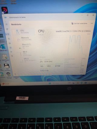 Ordenador portátil HP i5 SÉPTIMA GENERACIÓN, 8RAM