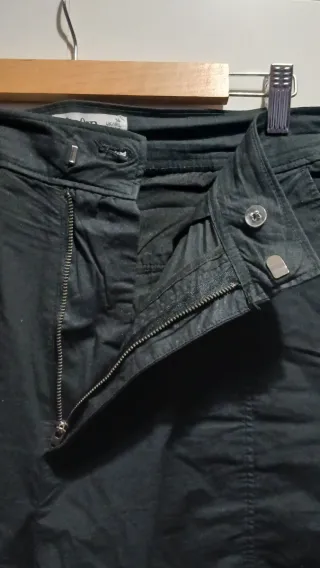 Pantalón Ancho Negro